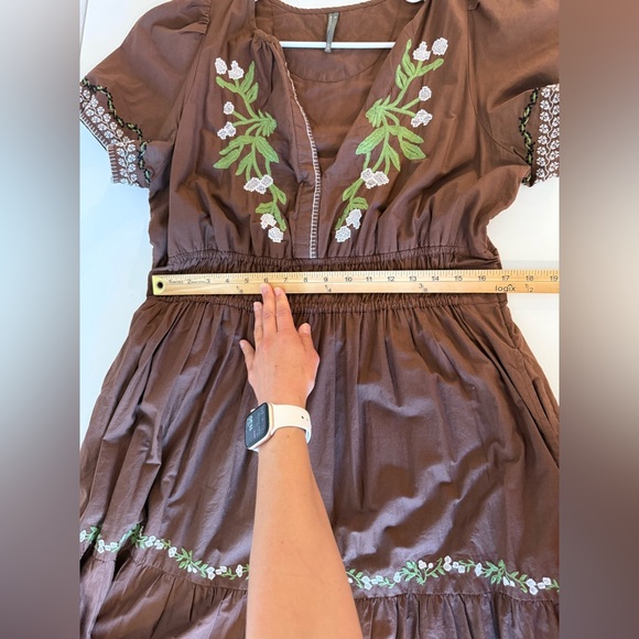 Anthropologie The Somerset Embroidered
Maxi Dress Sz XL - Picture 13 of 16